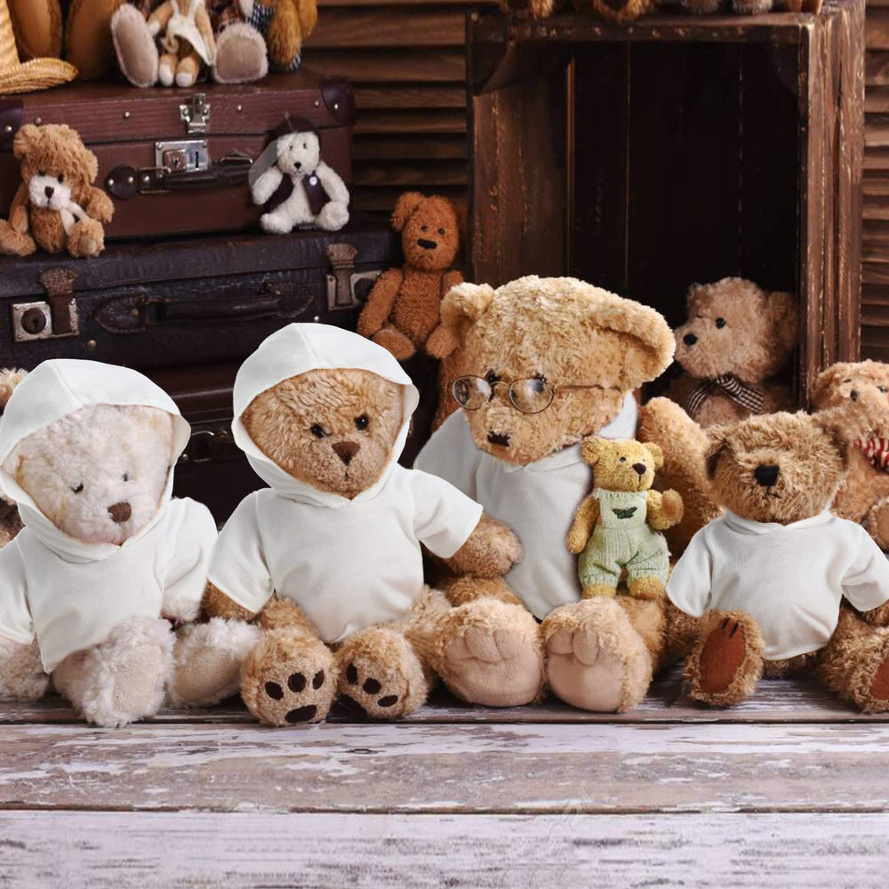 Litherr S bear clothes hoodie shown on plush doll, simple mix and match