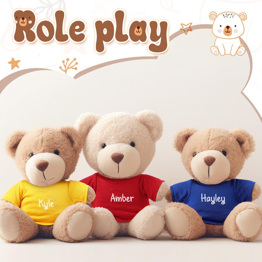 Litherr S sublimation-ready shirts enable vibrant bear outfits.