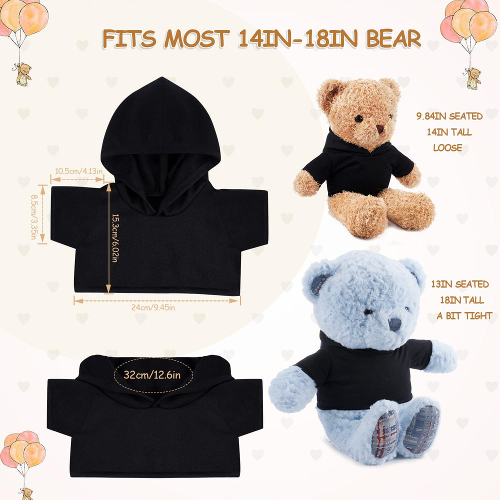 Litherr S stuffed bear shirt on doll, minimalist styling for versatility.