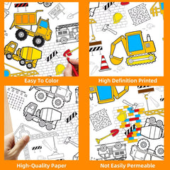 Litmitfu coloring games on tablecloth boost kid-friendly entertainment.