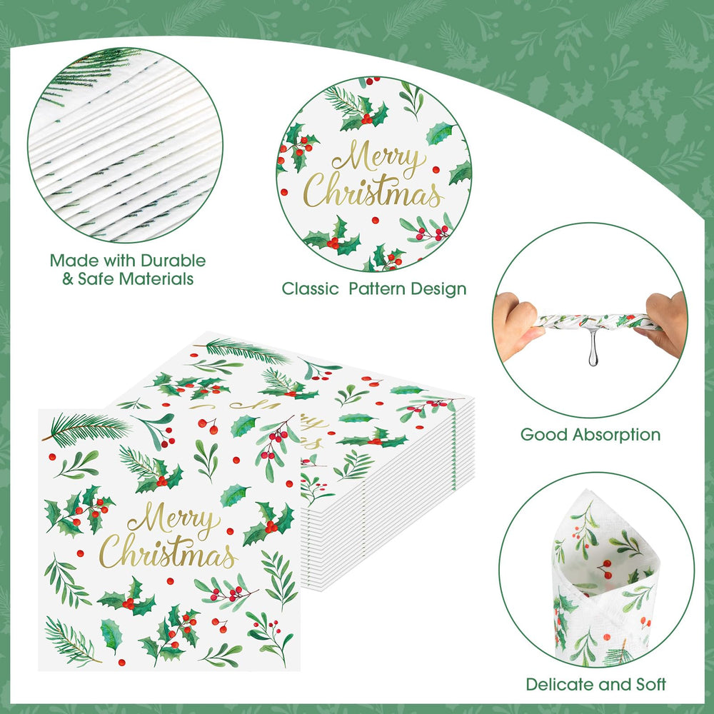 Litmitfu disposable napkins simplify cleanup after winter gatherings
