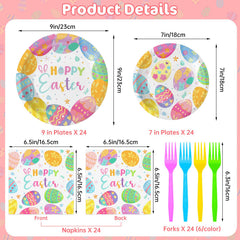 Litmitfu Easter napkins unfolded to 13x13 inches for spills