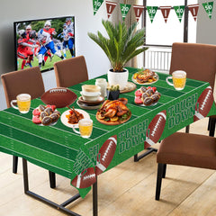 Litmitfu football tablecloth tailgate-ready decor for game day gatherings
