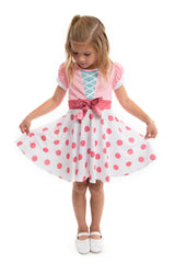 Little Adventures Bo Peep Twirl Dress front view showing twirl-ready silhouette for playful dress-up