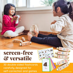 LITTLE BUD KIDS Travel pack with tote bag for on-the-go literacy.