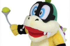 Little Buddy Iggy Koopa plush glasses detail, showcasing iconic eyewear on a soft toy.