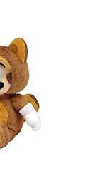 Little Buddy Tanooki Mario plush, back view, officially licensed character collectible.