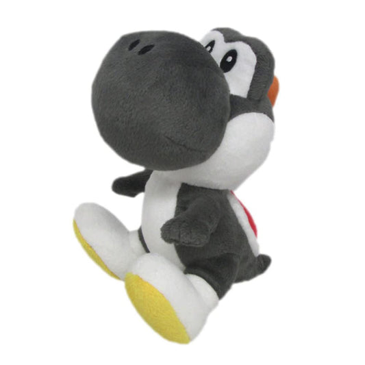 Little Buddy 7-inch black Yoshi plush for cozy cuddles and display.