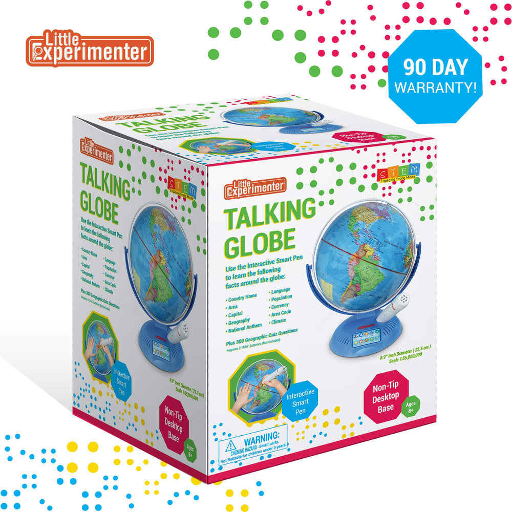 Little Experimenter home classroom learning, compact and versatile globe.