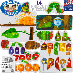Little Folk Visuals Precut Flannel Board Figures; ideal for interactive lessons.