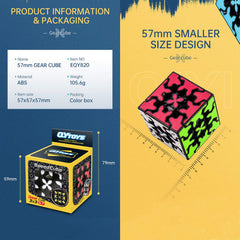 Little Golden Elephant 57mm cube fits in a pocket for on-the-go brain workouts.