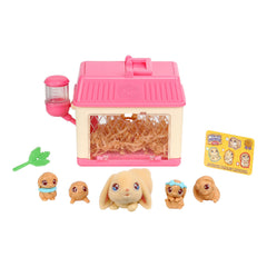 Little Live Pets rosy-cheek reveal emphasizes care moments and growth of the bunny family.