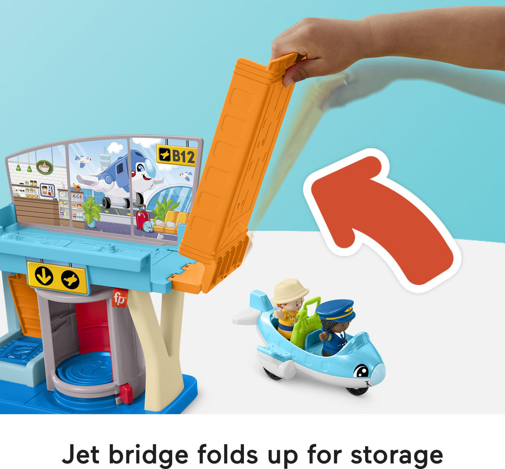Little People airport playset X-ray machine for interactive storytelling
