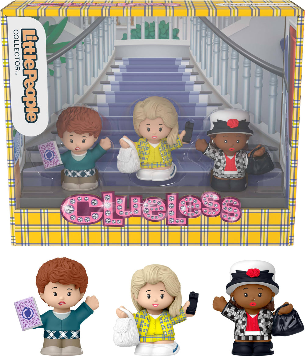Little People Collector Cher Horowitz figure in Clueless set, vivid details for display and gifting.