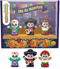 Little People Collector Día de Muertos Catrina figure with flower crown for display.