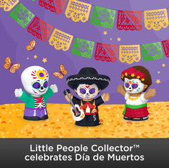 Little People Collector Día de Muertos Charro figure with sombrero for storytelling display.