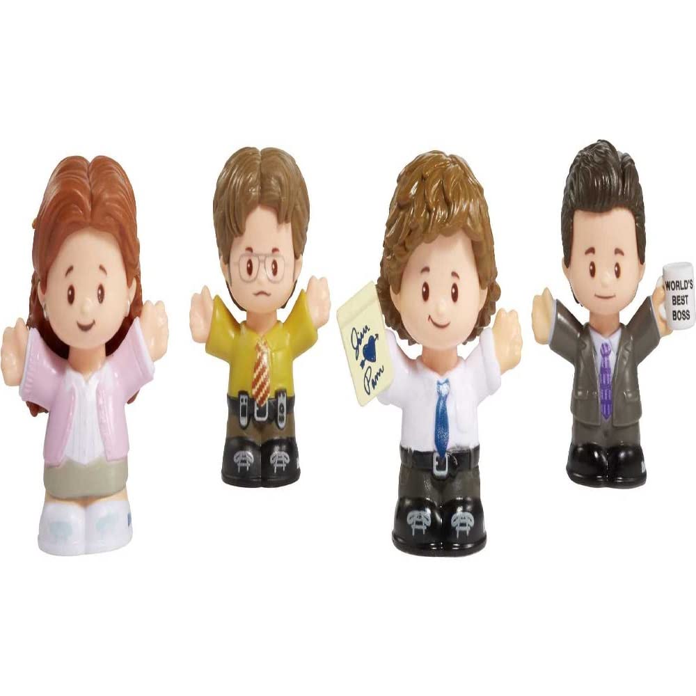 Little People Collector The Office set close-up of Michael Scott figure for vivid display.