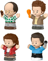 Little People Collector Seinfeld George figure with eclair for humorous display.
