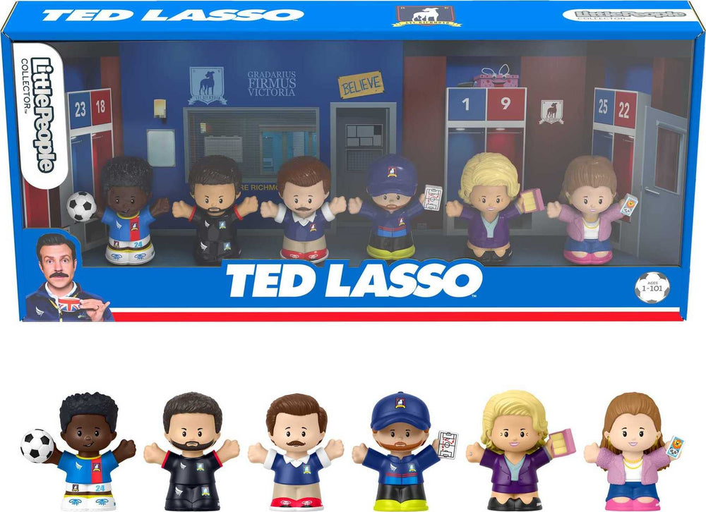 Little People Collector Ted Lasso figure for display and fan collection