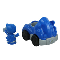 Close detail of Batman figure from Little People DC Super Friends