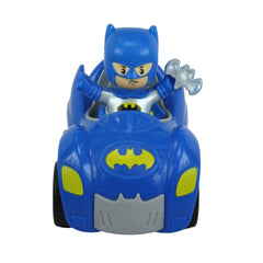 Batmobile in motion from Little People DC Super Friends set