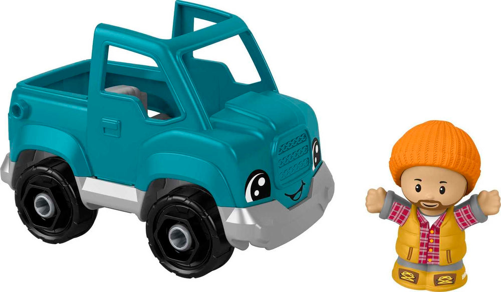 Little People Pick-up Truck front view—easy-grip toy for imaginative play.