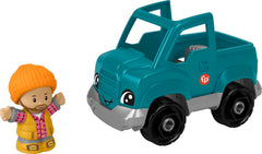 Little People Pick-up Truck in action—smooth rolling supports busy hands.