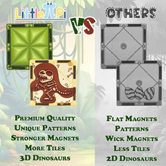 Little Pi gift-ready dino tiles ideal for birthdays or holidays.