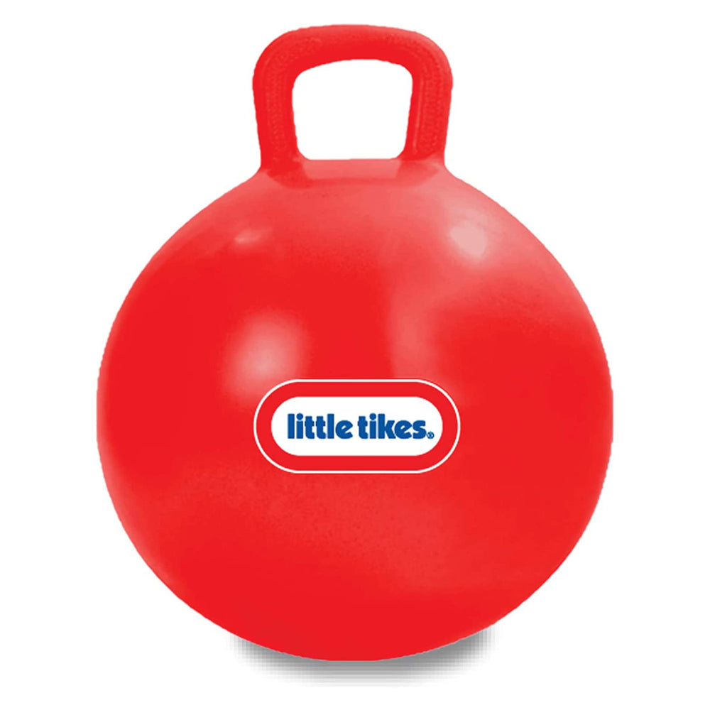 Little Tikes 18-inch red inflatable hopper ball ready for indoor or outdoor play.
