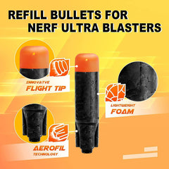 Little Valentine Nerf Ultra darts refill pack in black for quick reloading