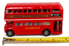 LittleBabyBum London Routemaster top view highlights roof details for display