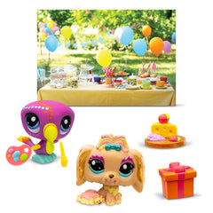 Littlest Pet Shop collector card reveals breed, rarity, and trivia.