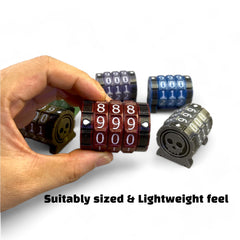 Lixusia Life Counter side frames support easy dialing.