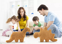 Lixzuch dino nugget pillow tyrannosaurus, perfect for bedtime hugs and imaginative play.