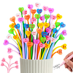 LiYiQ Be Mine bobblehead pen with soft rubber grip for comfortable writing.