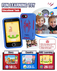 Lizzbey phone features front and rear cameras for playful photos.