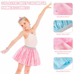 LJZJ princess skirts with sparkling stars for imaginative everyday play.