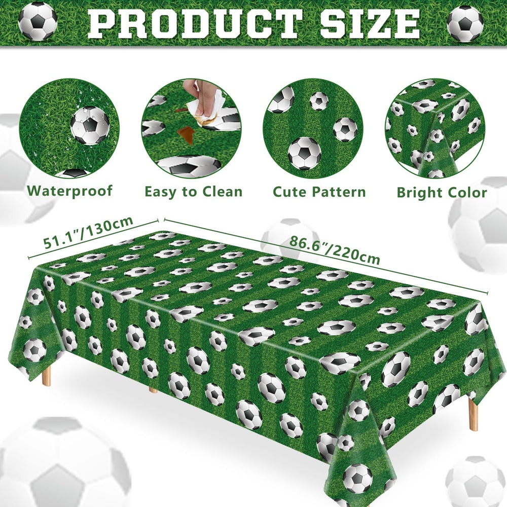 Large 86x51 inch coverage ideal for most rectangular tables at parties.