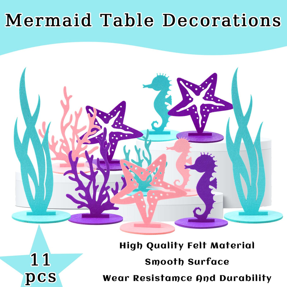 LLMSIX mermaid seahorse decor brings whimsical sea life to celebrations
