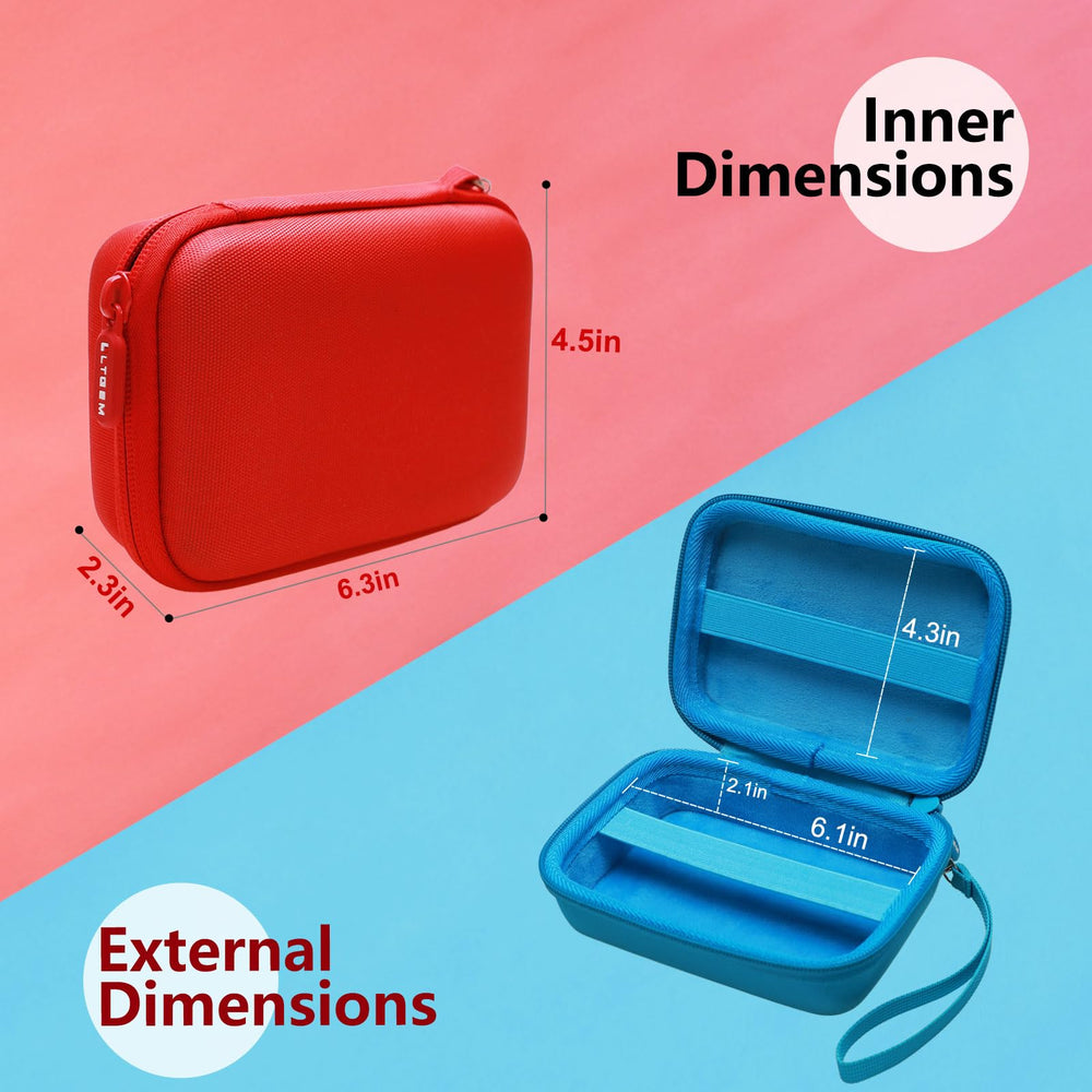 L LTGEM card game case blue outer dimensions make compact storage easy