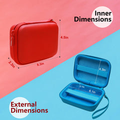 L LTGEM card game case blue outer dimensions make compact storage easy