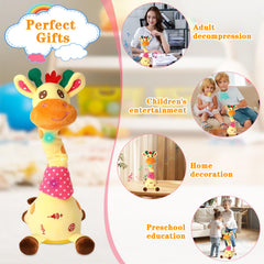 LLUKEME Dancing Giraffe soft plush for cozy hugs and comfort