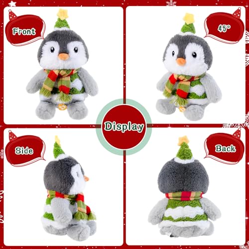 LLUKEME penguin plush light-syncing setup enhances festive ambience