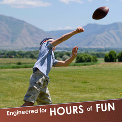 LMC Products brown foam football outdoors for active family use