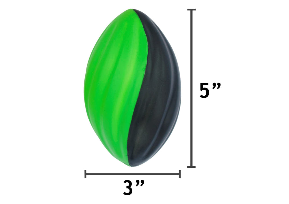 LMC Products orange mini football, durable foam for outdoor games.