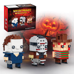 LNJFXB Michael horror figure set for LEGO-compatible display and collection