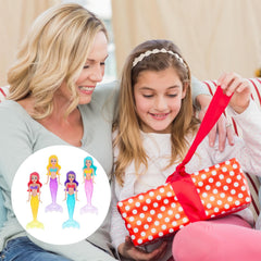 Lnngub child-friendly mermaid toy with smooth edges supports easy grasp.