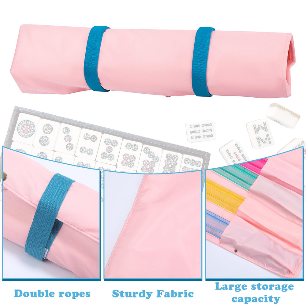 Locmeo mahjong bag buckle snap security to prevent item loss