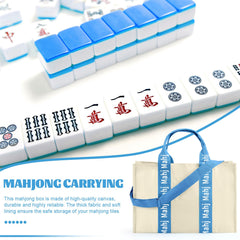 Locmeo mahjong bag crossbody-strap supports hands-free carrying on the go.