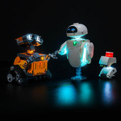 LocoLee light kit for Wall-E and EVE interior lighting reveals vivid details